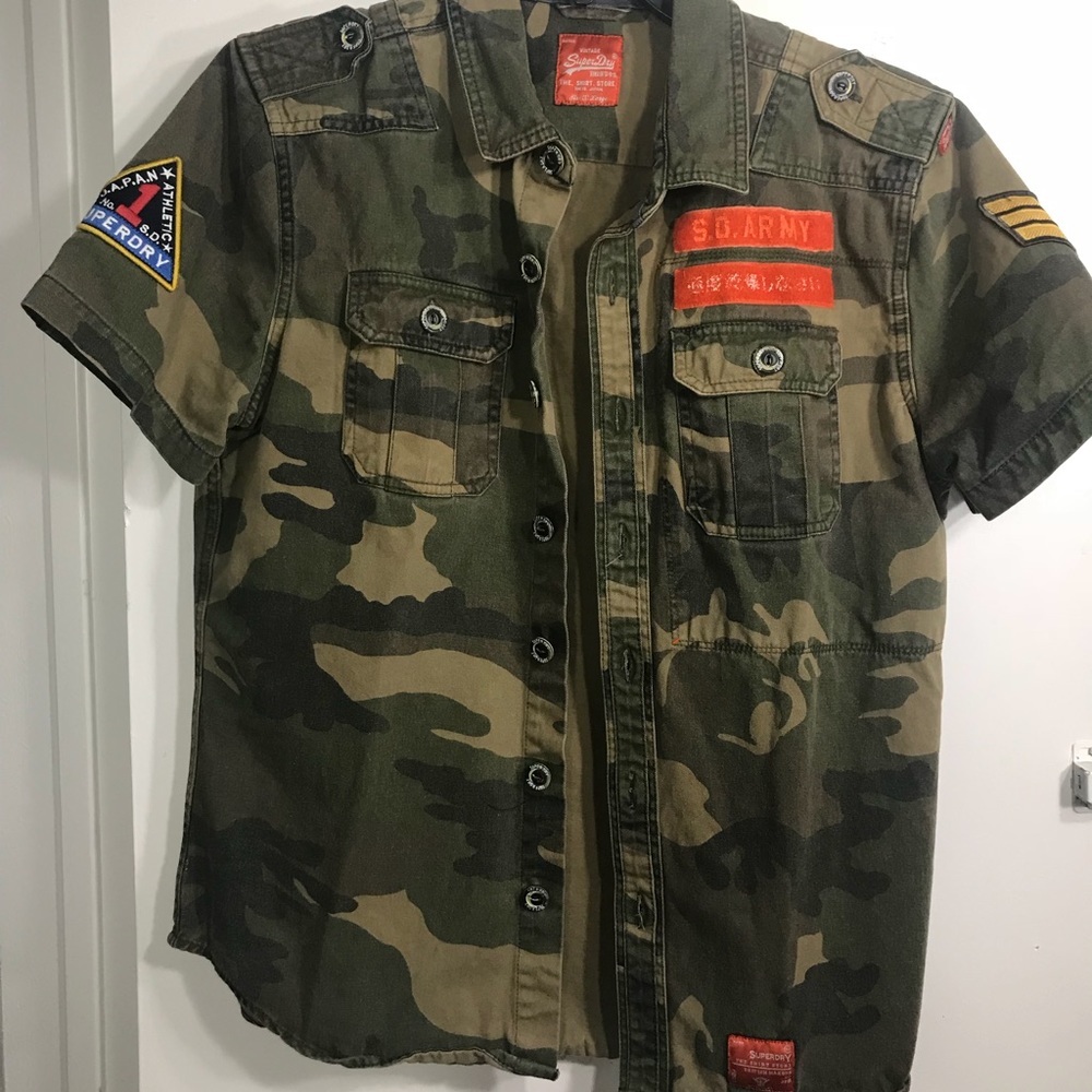 🔥SUPERDRY ARMY SHIRT🔥